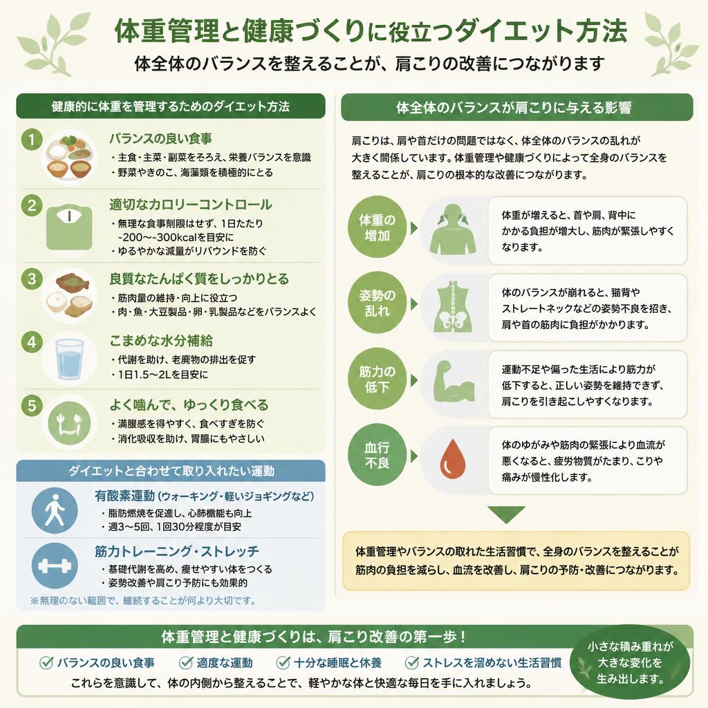 日常生活に取り入れられるダイエット方法