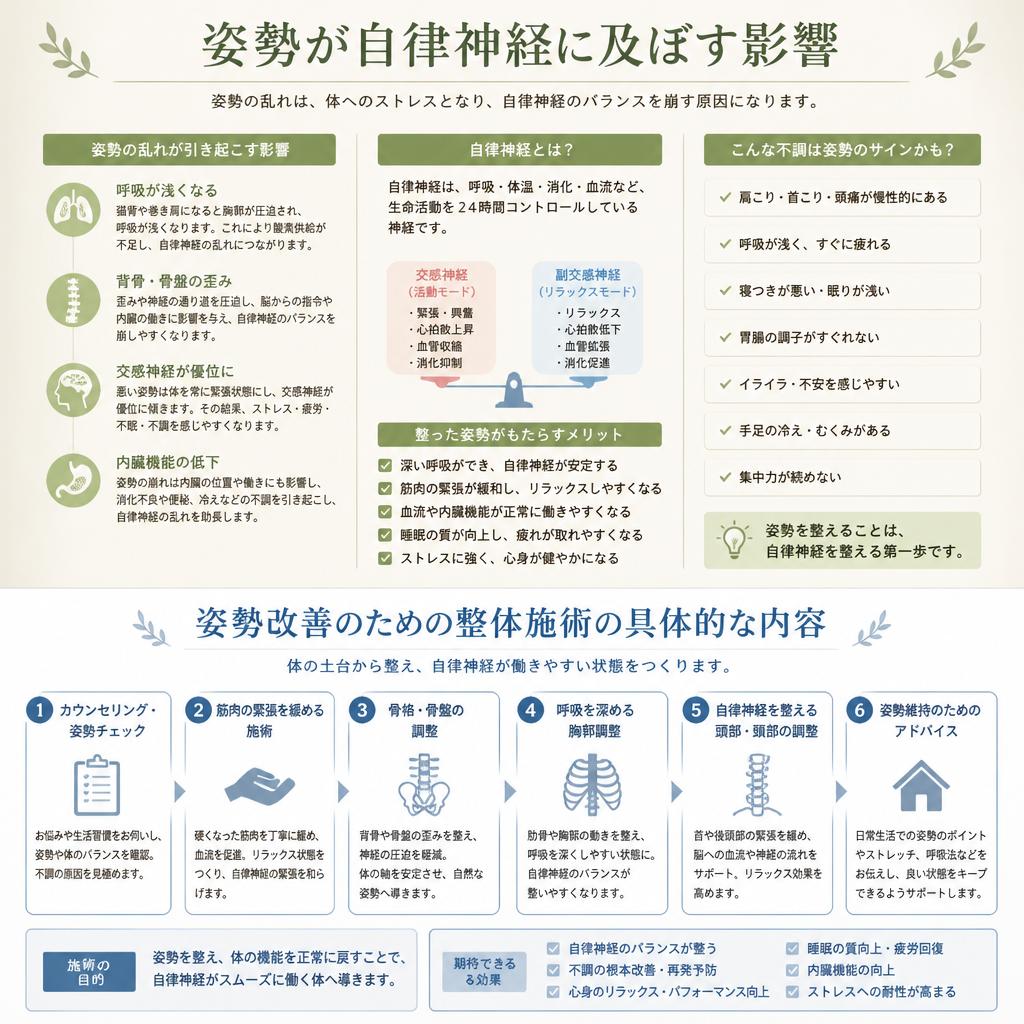 姿勢改善の効果
