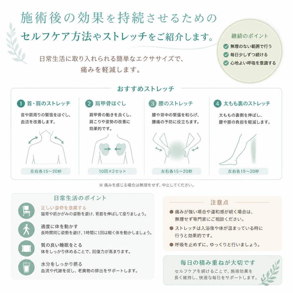 日常でのセルフケア方法
